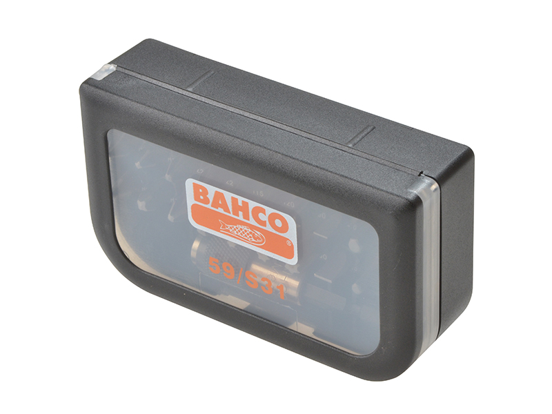 Bahco BAHCO 31 PIECE SCREWDRIVE BIT SET CASE CUTTER Genuine BRAND NEW 59/S31B 2820EF2 