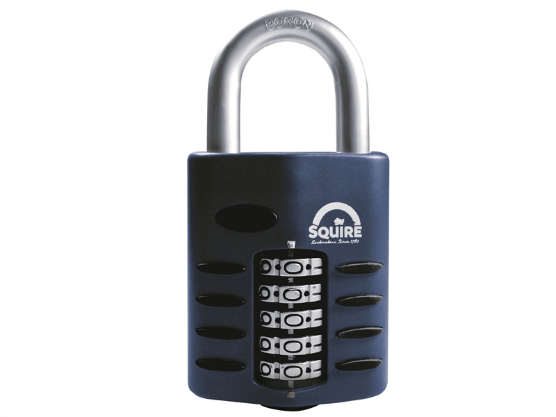 Squire CP60 60mm 5 Wheel Recodable Combination Padlock HSQCP60