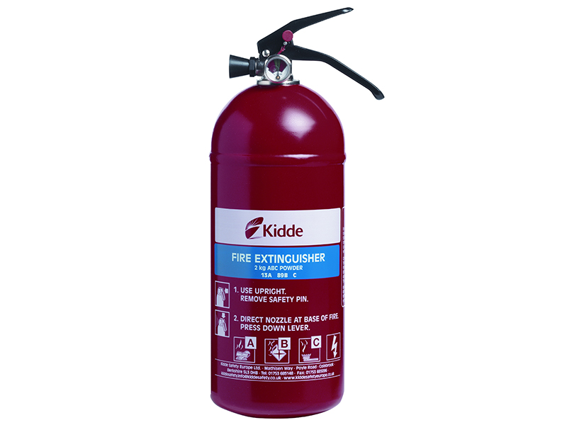 Kidde Fire Extinguisher Multi-Purpose 2.0kg ABC KIDKSPD2G 47871061044 ...